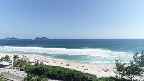 Aerial View of Beautiful Beach 