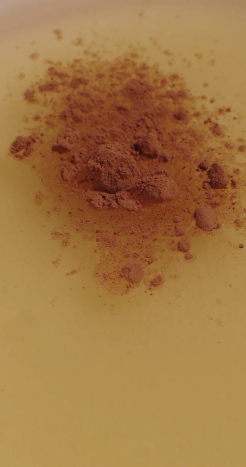 A Chocolate Powder on a Mixture