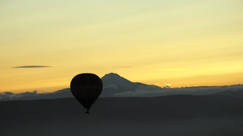 Hot Air Balloon in the Sky