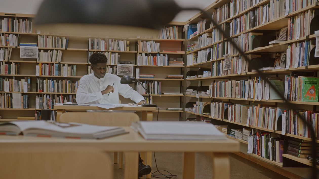 Library Core Man Man Working Inside the Library Free Stock Video Footage, Royalty-Free ...