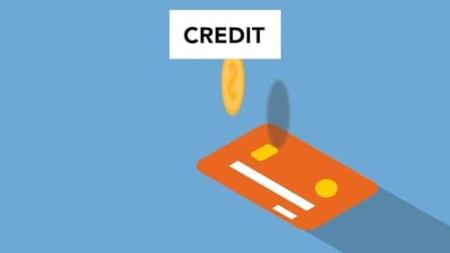 Credit and Money Illustration