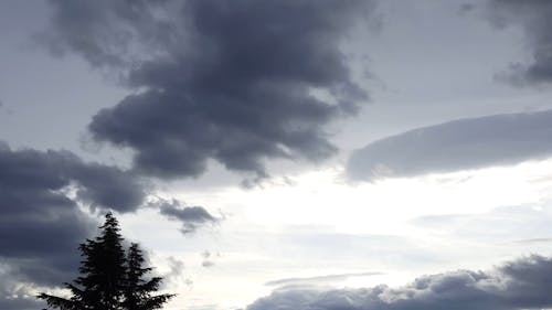 Time-Lapse of the Clouds in the Sky