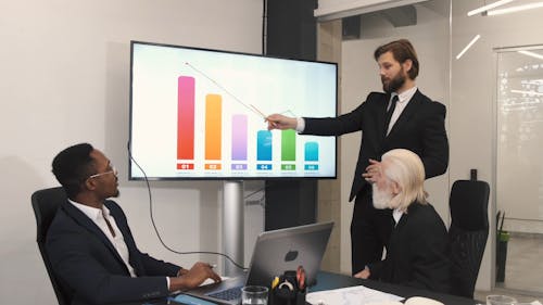 Three Men in a Meeting