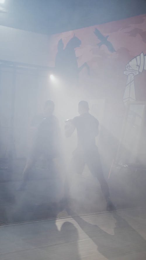 Boxers Doing Training in the Gym