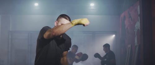 Man Shadow Boxing