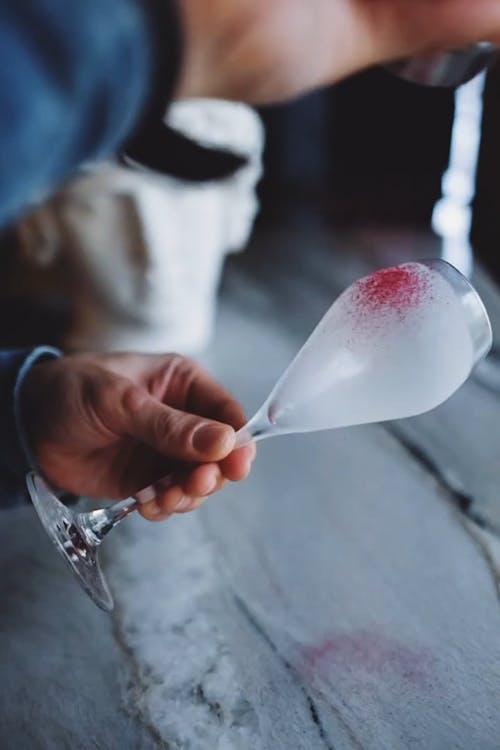 Close-up Shot of a Cocktail Drink