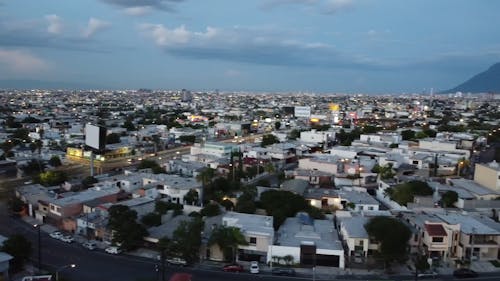 Drone Footage of a City