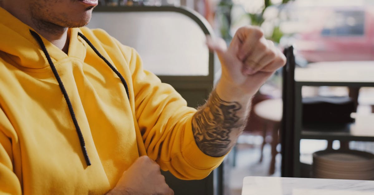 Young Man Using Sign Language in Front of Computer Free Stock Video ...