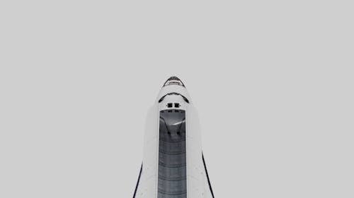 Close Up Shot of a Space Shuttle
