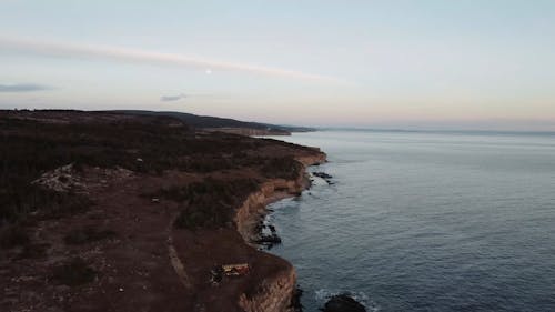 Drone Footage of the Seashore