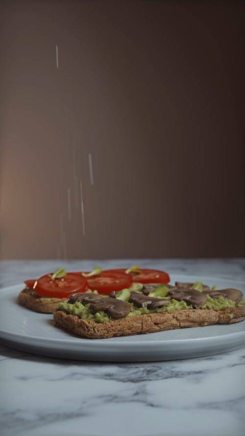 Person Decorating Stuffed Bread