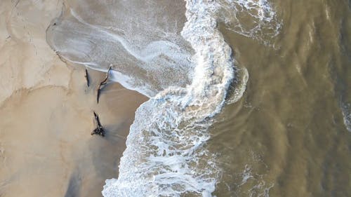 Waves Crashing on a Shore