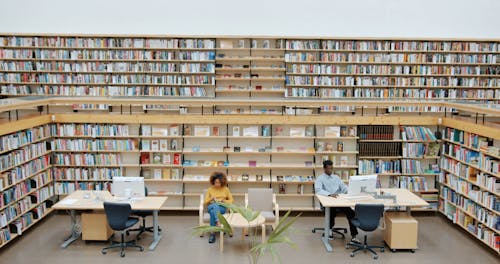 People Inside The University Library