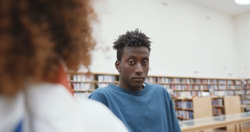 Students Inside The Library