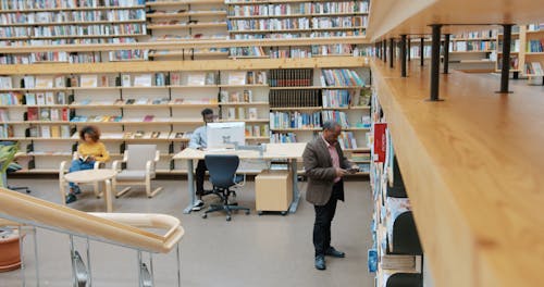 People Inside The University Library
