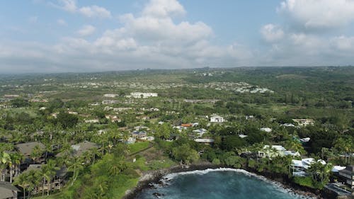 Aerial View of a Beach Resort