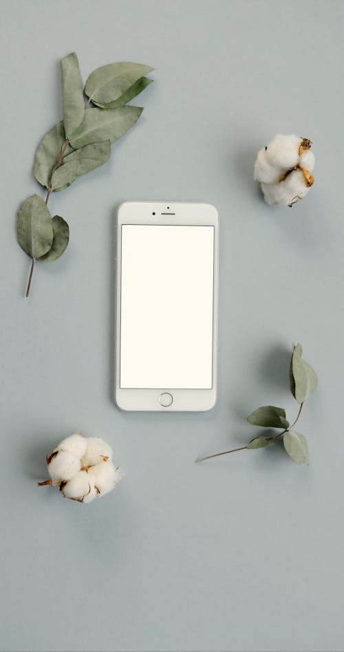 FlatLay Iphone Screen MockUp 