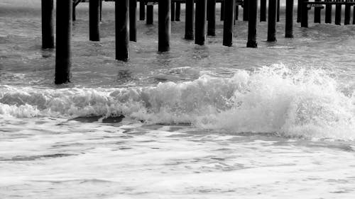 Waves Crashing on a Shore