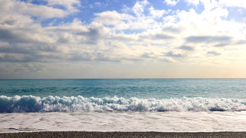 Waves Crashing on the Shore