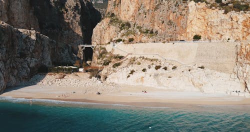 Drone Shot of Beach