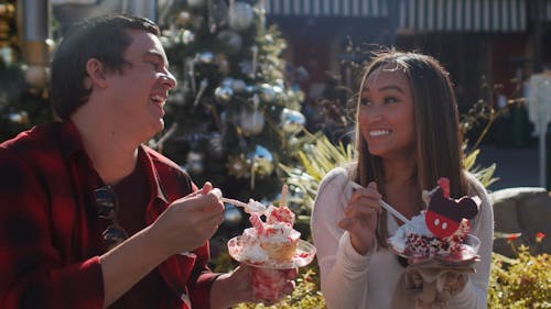 Couple Eating Ice Cream