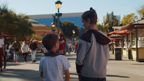 Kids Walking in the Park