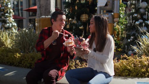 Couple Eating Ice Cream