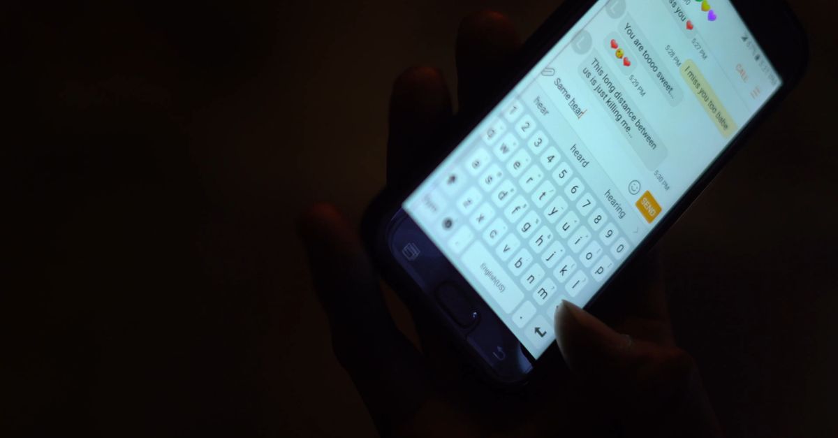 Using Phone Texting A Person Texting Using Mobile Phone Free Stock Video Footage, Royalty ...