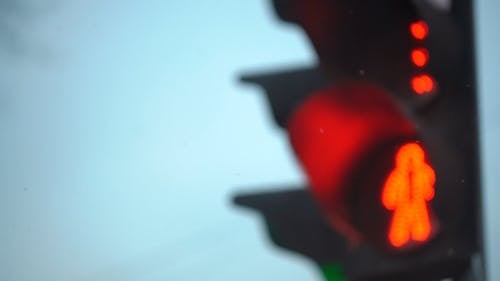 Red Light Stock Video Footage for Free Download