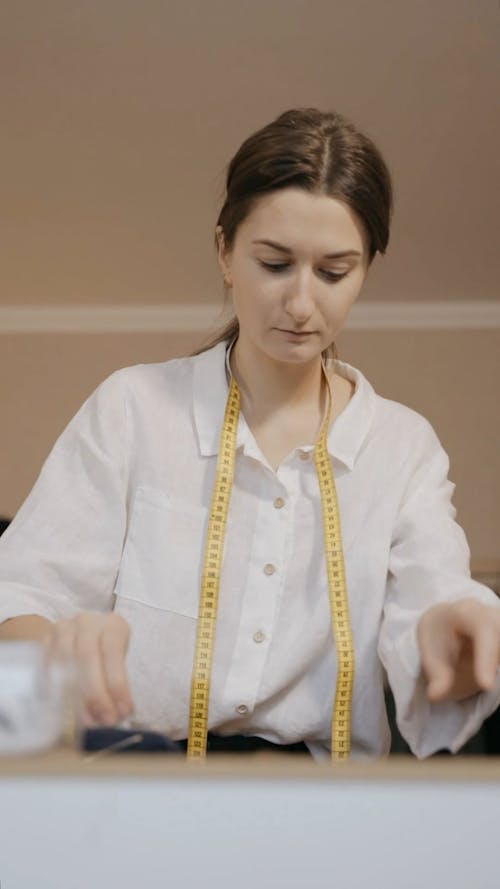 Seamstress Working