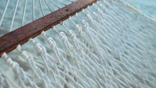Close Up View of a Hammock at the Beach