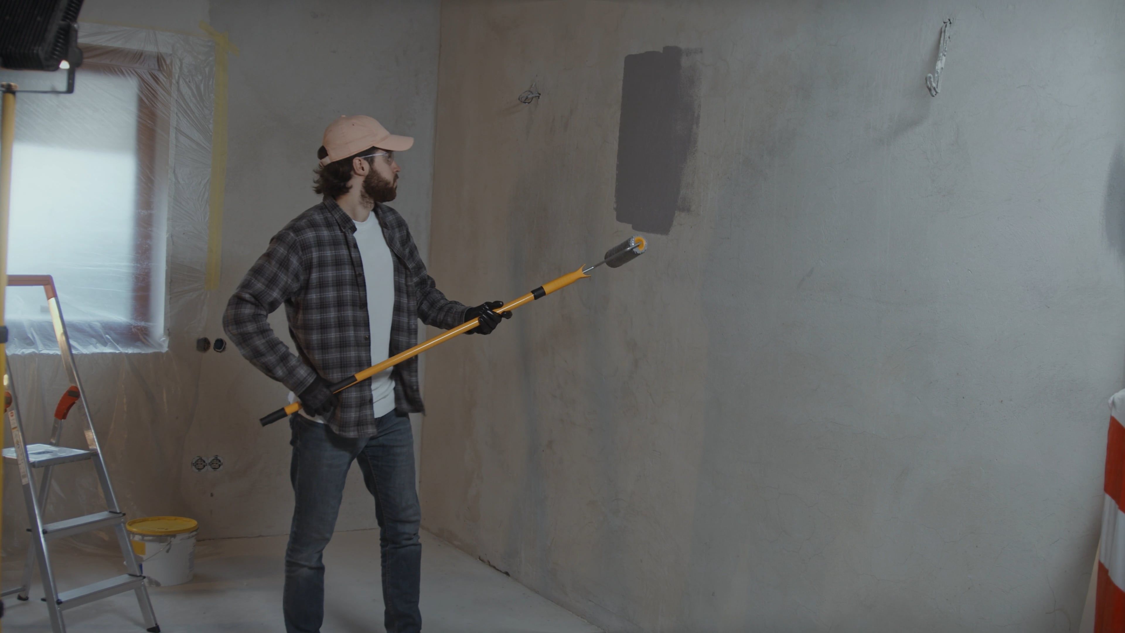 Person Painting a Wall Free Stock Video Footage, Royalty-Free 4K & HD ...