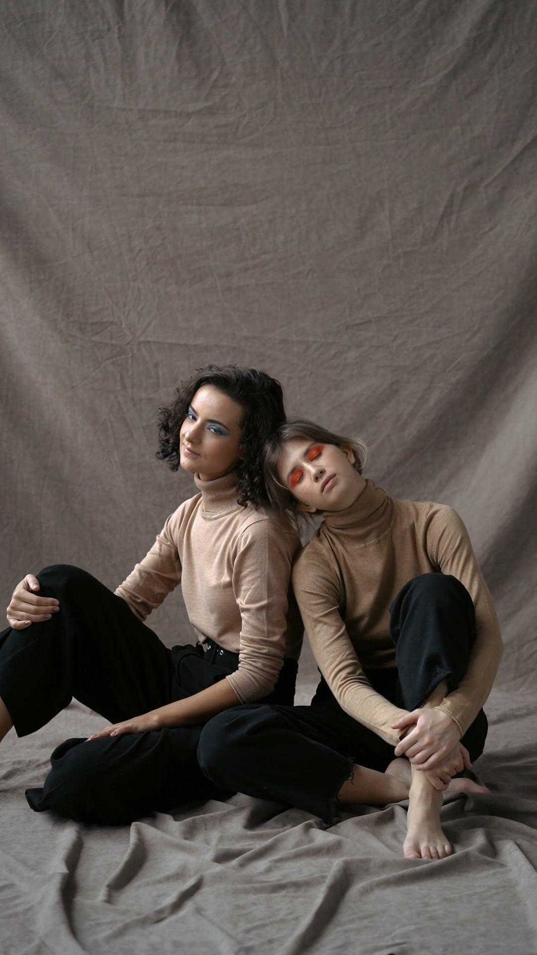 Women Posing at the Camera