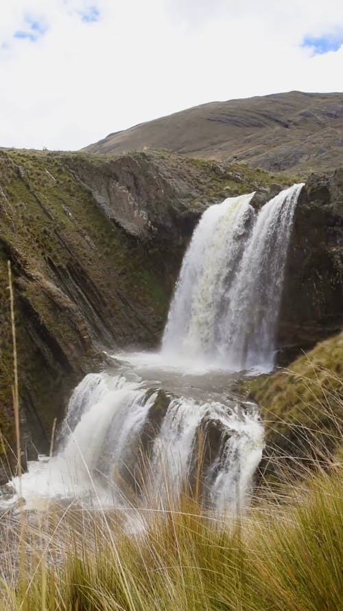 Waterfall in the Nature