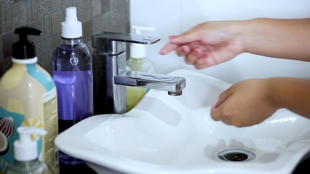 Person Washing Hands Free Stock Video person-washing-hands-free-stock-video