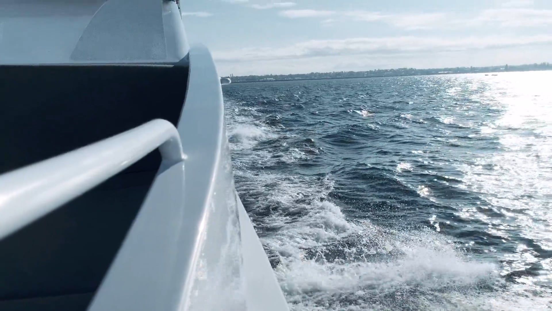 Close-up Footage of Boat Sailing on the Sea Free Stock Video Footage ...