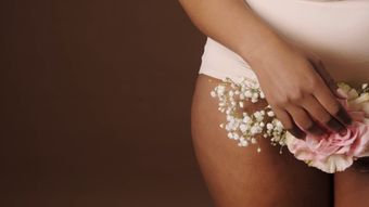 女生私处视频素材