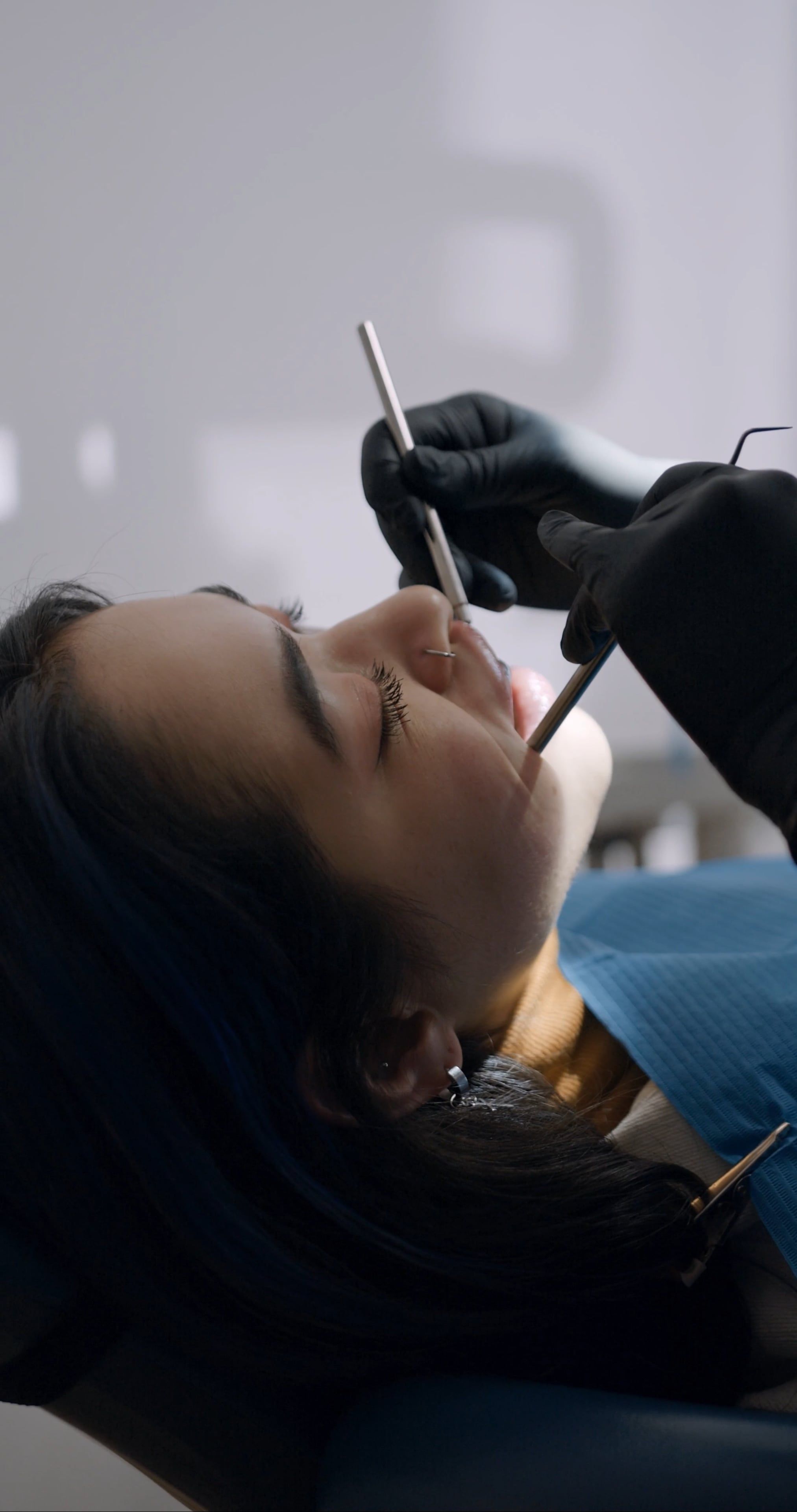 A Woman Having A Dental Check Up Free Stock Video a-woman-having-a-dental-check-up-free-stock-video