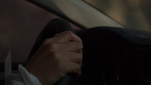 Close Up Hands Driving 