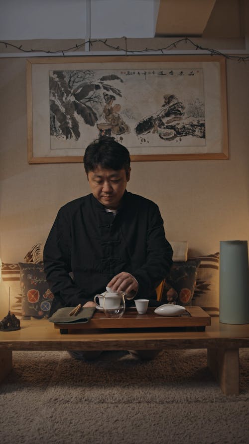 Man Making a Tea