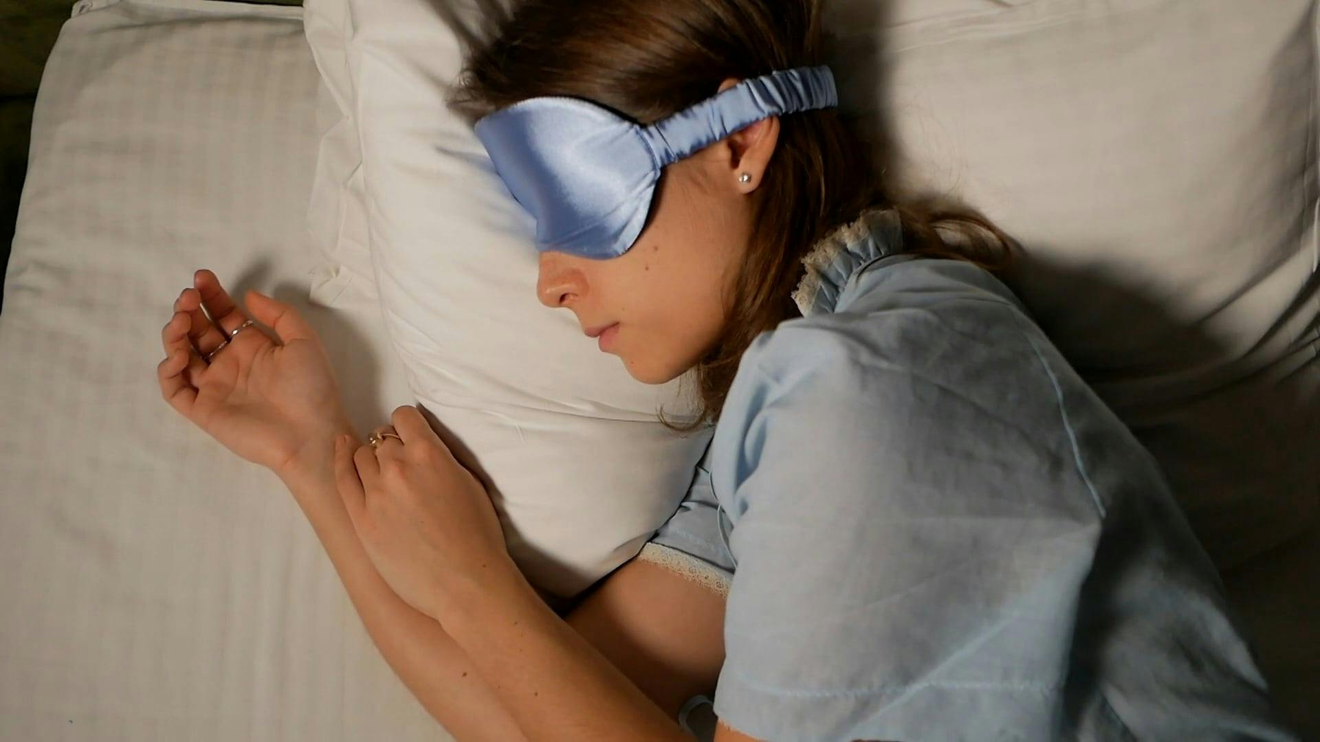 Woman Moving While Sleeping Free Stock Video Footage, RoyaltyFree 4K