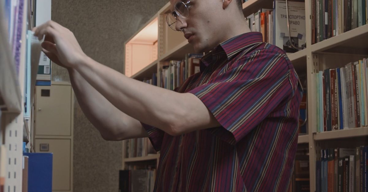 Library Core Man A Man in the Library Free Stock Video Footage, Royalty-Free 4K & HD ...