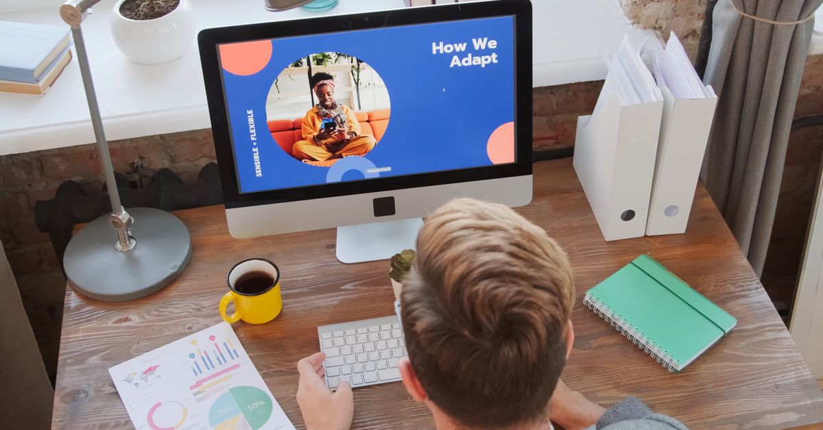 Man Using Computer 4k Man Using Computer at Work Free Stock Video Footage, Royalty-Free 4K ...
