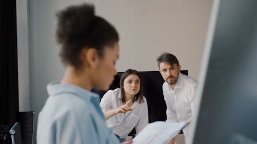 Young People Sharing Ideas During Meeting