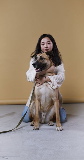 人和宠物视频素材