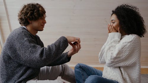 Man Proposing to his Girlfriend