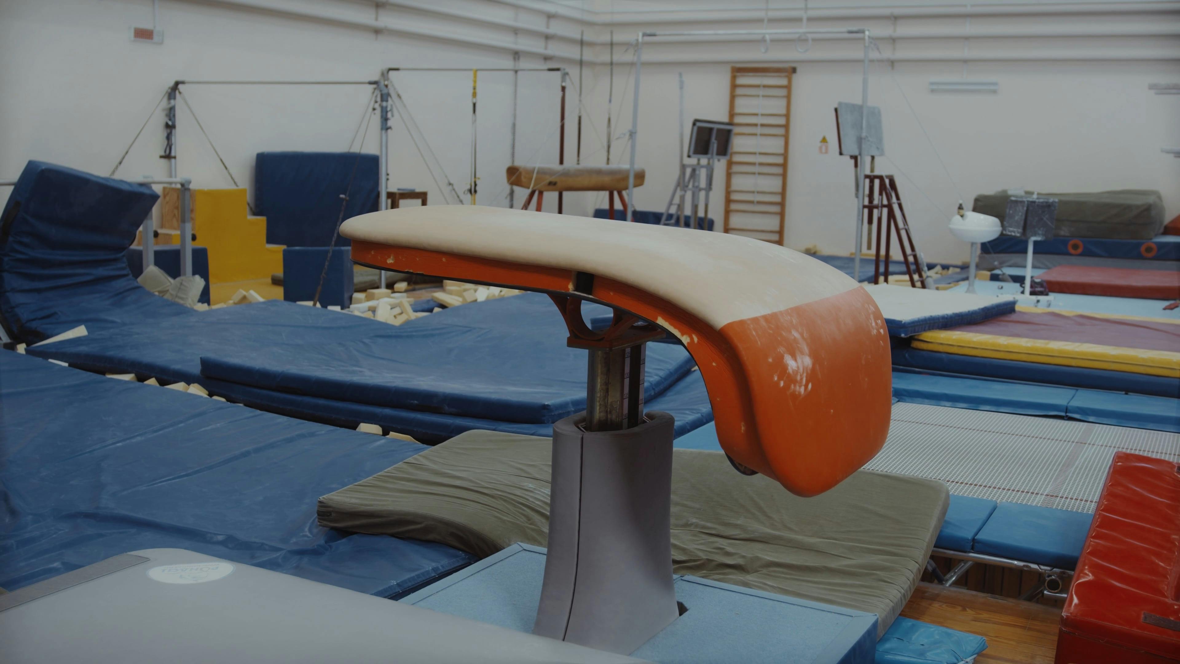 A Girl Practicing Gymnastics Vault · Free Stock Video