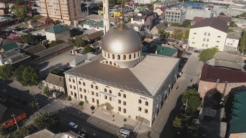 Temple With Silver Dome