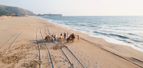Horse Riders on a Beach
