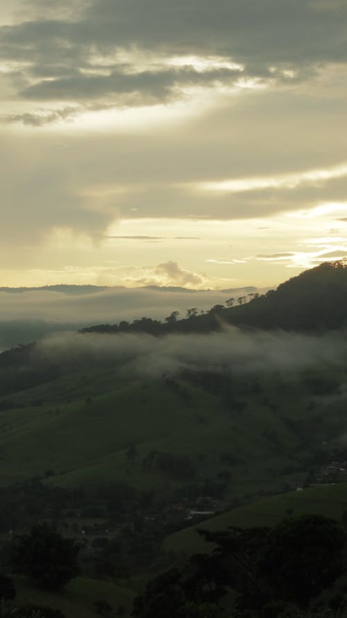 Time Lapse Video of Clouds Over the Mountains